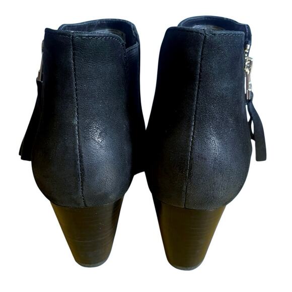 Vionic Sterling Black Suede Zip Heeled Bootie Women's Size 9.5 - Picture 4 of 8